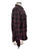 Standard Cloth Plaid Burgundy Long Sleeve Button-Down Shirt Size M - photo 4
