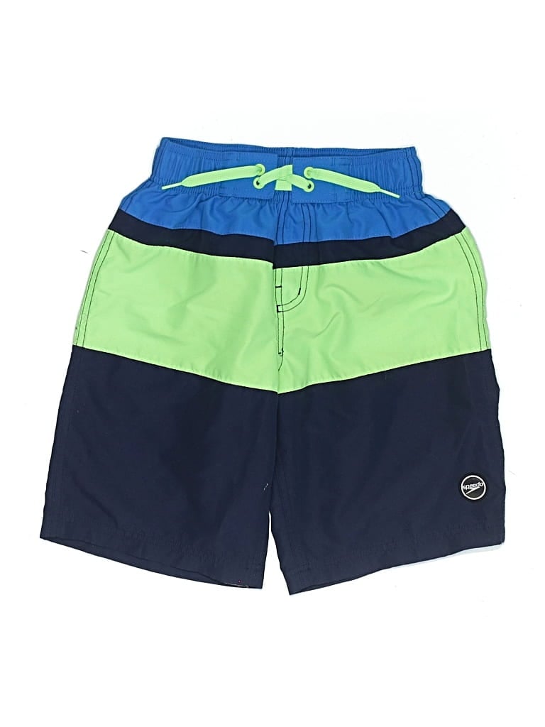 Pre-owned Speedo Kids' Rash Guard In Blue