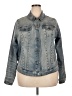 Torrid Gray Denim Jacket Size 3X Plus (3) - photo 1