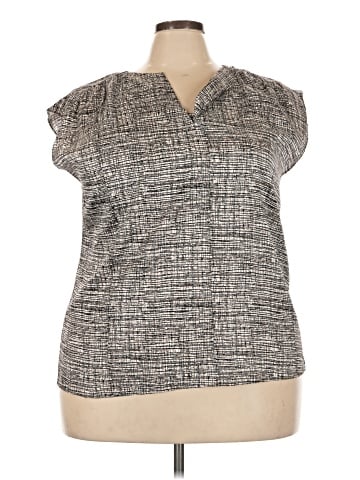 Banana Republic Factory Store Short Sleeve Blouse (view 1)