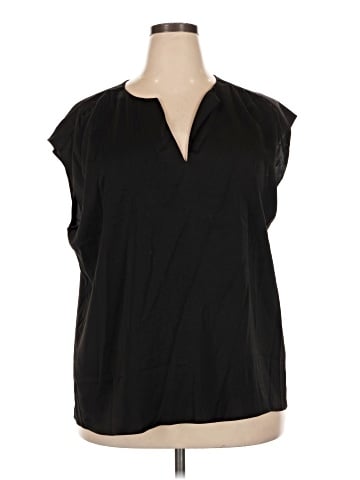Banana Republic Factory Store Short Sleeve Blouse (view 1)