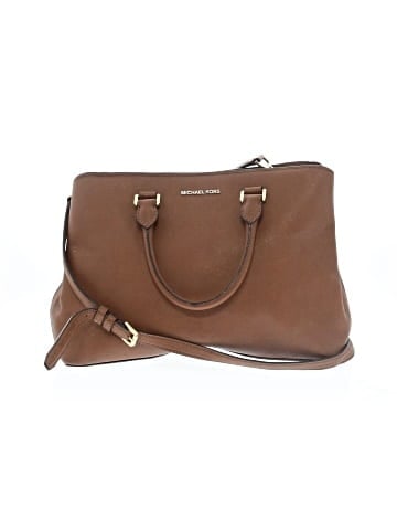 MICHAEL Michael Kors Leather Satchel (view 1)