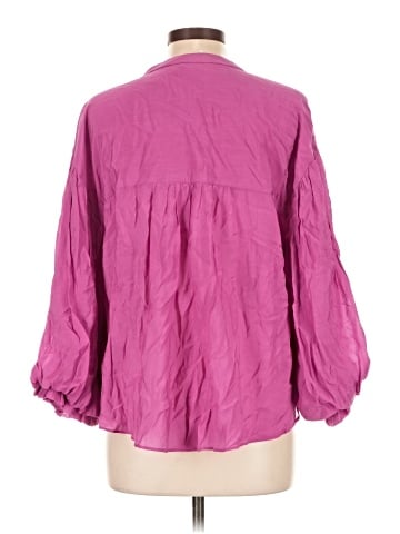 Fate 3/4 Sleeve Button-Down Shirt (view 2)