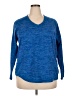 Made for Life 100% Polyester Blue Pullover Sweater Size 1X - photo 1