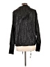 Zyia Active 100% Polyester Metallic Black Windbreaker Size L - photo 2
