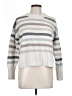 Gap Stripes Silver Gray Pullover Sweater Size L - photo 1
