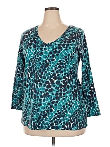 Roaman's 3/4 Sleeve T-Shirt (view 1)