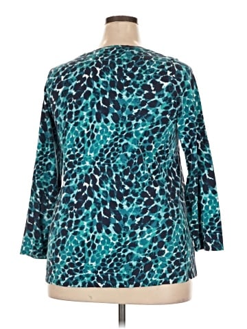 Roaman's 3/4 Sleeve T-Shirt (view 2)