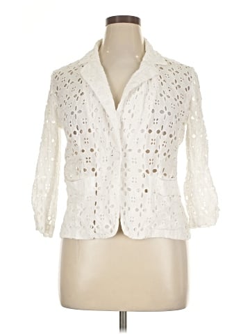 Madison Leigh 3/4 Sleeve Button-Down Shirt (view 1)