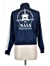 Mighty Fine 100% Polyester Blue Zip Up Hoodie Size L - photo 2