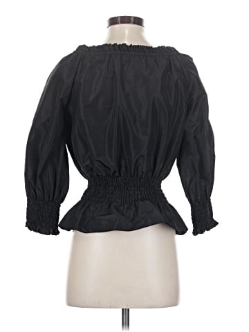 Diane von Furstenberg 3/4 Sleeve Silk Top (view 2)