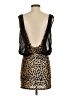 Assorted Brands Animal Print Brown Cocktail Dress Size S (estimated) - photo 2