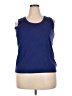 Talbots 100% Pima Cotton Blue Pullover Sweater Size 2X Petite - photo 1
