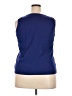 Talbots 100% Pima Cotton Blue Pullover Sweater Size 2X Petite - photo 2
