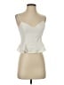 Zara 100% Cotton Ivory Sleeveless Top Size S - photo 1