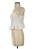 Zara 100% Cotton Ivory Sleeveless Top Size S - photo 5