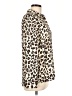 Primark 100% Polyester Animal Print Ivory Long Sleeve Blouse Size 10 - photo 4