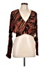 BP. 100% Rayon Brown Long Sleeve Blouse Size L - photo 1