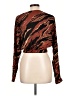 BP. 100% Rayon Brown Long Sleeve Blouse Size L - photo 2