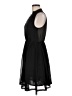 H&M 100% Polyester Solid Black Casual Dress Size 8 - photo 5
