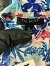 Talbots 100% Polyester Floral Blue Long Sleeve Blouse Size XL - photo 7
