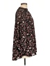Jolt 100% Polyester Floral Black 3/4 Sleeve Blouse Size L - photo 4