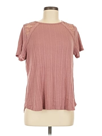 Pink Clover Short Sleeve Top (view 1)
