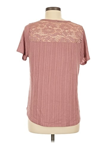 Pink Clover Short Sleeve Top (view 2)