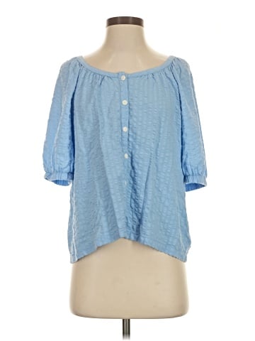 L.L.Bean Short Sleeve Blouse (view 1)