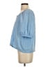 L.L.Bean Blue Short Sleeve Blouse Size S - photo 5