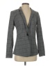 Ann Taylor LOFT Outlet Plaid Gray Blazer Size 2 - photo 1