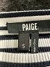 Paige Stripes Ivory Short Sleeve T-Shirt Size S - photo 7