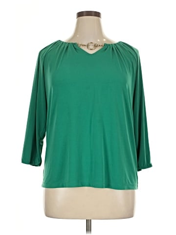 Dana Buchman 3/4 Sleeve Top (view 1)