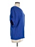Suzy Shier 100% Cotton Blue Pullover Sweater Size M - photo 4