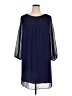 Max Studio 100% Polyester Solid Blue Casual Dress Size XL - photo 1