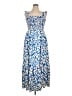Unbranded Print Blue Casual Dress Size XL - photo 1