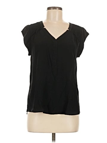 Collective Concepts Short Sleeve Silk Top (view 1)