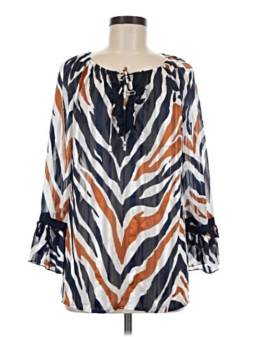 Dennis by Dennis Basso 3/4 Sleeve Blouse (view 1)