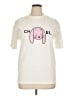 Assorted Brands Ivory Short Sleeve T-Shirt Size XL (estimated) - photo 1