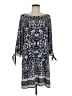 Max Studio Paisley Blue Casual Dress Size M - photo 1