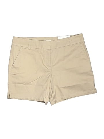 Ann Taylor LOFT Outlet Khaki Shorts (view 1)