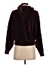 Express 100% Polyester Burgundy Zip Up Hoodie Size XS - photo 2