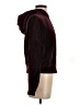 Express 100% Polyester Burgundy Zip Up Hoodie Size XS - photo 4