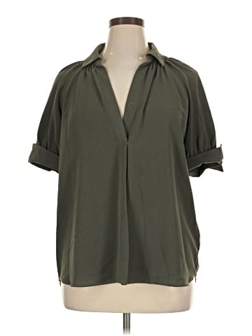 Max Studio Short Sleeve Blouse (view 1)
