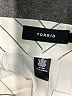 Torrid Stripes Ivory Shorts Size 14 - photo 3