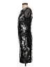 Kensie 100% Polyester Metallic Silver Cocktail Dress Size 2 - photo 5