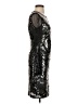 Kensie 100% Polyester Metallic Silver Cocktail Dress Size 2 - photo 4