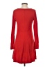 Express Solid Red Casual Dress Size S - photo 2