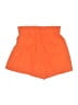 Skue 100% Polyester Solid Orange Shorts Size S - photo 2