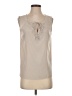 T Tahari 100% Polyester Ivory Sleeveless Blouse Size XS - photo 1